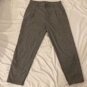 Zara mens grey crop pants